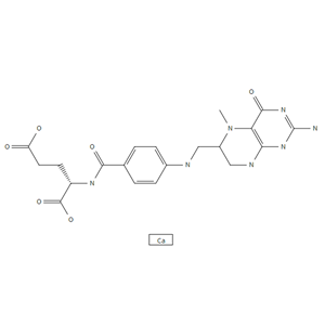 (6S)-L-5-甲基四氫葉酸鈣；99.98%左旋葉酸鈣，天然葉酸補充劑