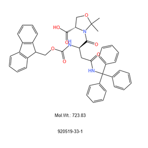(4S)-3-[(2S)-2-[[芴甲氧羰基]氨基]-1,4-二氧代-4-[(三苯基甲基)氨基]丁基]-2,2-二甲基-4-惡唑烷羧酸