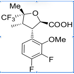 (2R,3S,4S,5R)-3-(3,4-二氟-2-甲氧基苯基)-4,5-二甲基-5-(三氟甲基)四氫呋喃-2-羧酸
