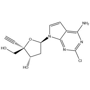 2-Chloro-7-(2-deoxy-4-C-ethynyl-β-D-erythro-pentofuranosyl)-7H-pyrrolo[2,3-d]pyrimidin-4-amine；1810869-23-8