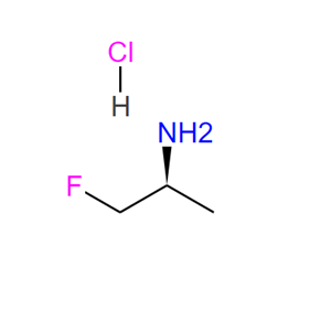 458560-63-9；(S)-1-氟-2-丙胺鹽酸鹽；(S)-1-Fluoro-2-propylamine Hydrochloride