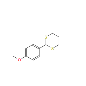 4-Methoxybenzaldehyde trimethylenedithioacetal；24588-72-5