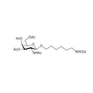 N-[6-[[3,4,6-三-O-乙?；?2-(乙酰氨基)-2-脫氧-BETA-D-吡喃半乳糖基]氧基]己基]氨基甲酸芐酯