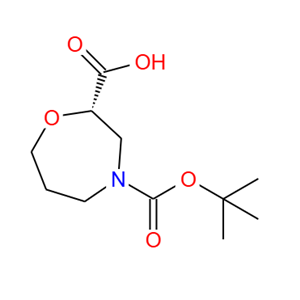 (S)-4-(叔丁氧基羰基)-1,4-氧氮雜環(huán)庚烷-2-羧酸，自產(chǎn)自用醫(yī)藥中間體，品質(zhì)更有保障。