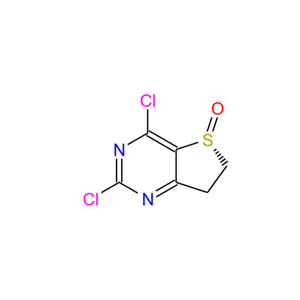 (R)-2,4-二氯-6,7-二氫噻吩并[3,2-d]嘧啶5-氧化物，自產(chǎn)自用醫(yī)藥中間體，品質(zhì)更有保障。