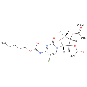 5-脫氧-5-氟-N-[(戊氧基)羰基]胞苷 2,3-二乙酸酯