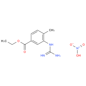3-[(氨基亞胺甲基)氨基]-4-甲基苯甲酸乙酯硝酸鹽