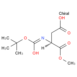 N-叔丁氧羰基-L-天門(mén)冬氨酸 1-甲酯