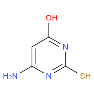 6-氨基-2-巰基嘧啶-4-醇