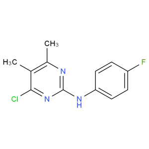 4-氯-2-(4-氟苯基氨基)-5,6-二甲基嘧啶