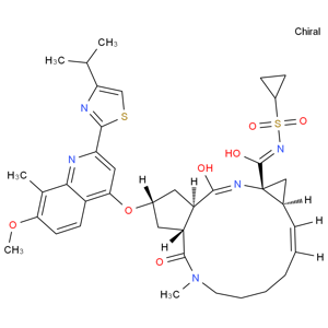 (2R,3aR,10Z,11aS,12aR,14aR)-N-(環(huán)丙基磺?；?-2,3,3a,4,5,6,7,8,9,11a,12,13,14,14a-十四氫-2-[[7-甲氧基-8-甲基-2-[4-(1-甲基乙基)-2-噻唑基]-4-喹啉基]氧基]-5-甲基-4,14-二氧代環(huán)戊并[c]環(huán)丙并[g][1,6]二氮雜環(huán)十四烯-12a(1H)-甲酰