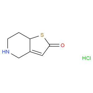 5,6,7,7a-四氫噻吩并[3,2-c]吡啶-2(4H)-酮鹽酸鹽