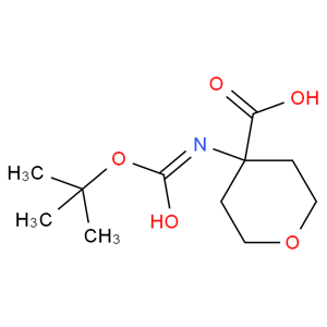 4-(BOC-氨基)四氫吡喃-4-羧酸,95%